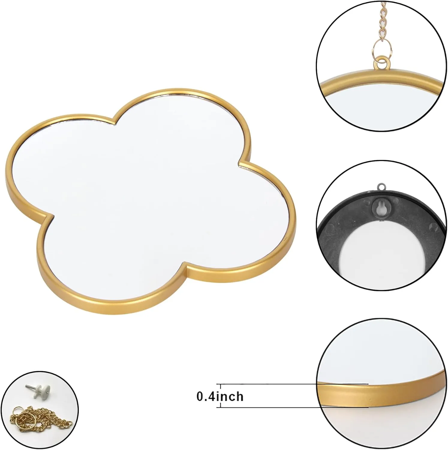 102C4, 4Pc Decorative Mirror Set