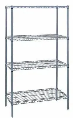 1242GY | 12" x 42" Gray Epoxy Shelving Unit