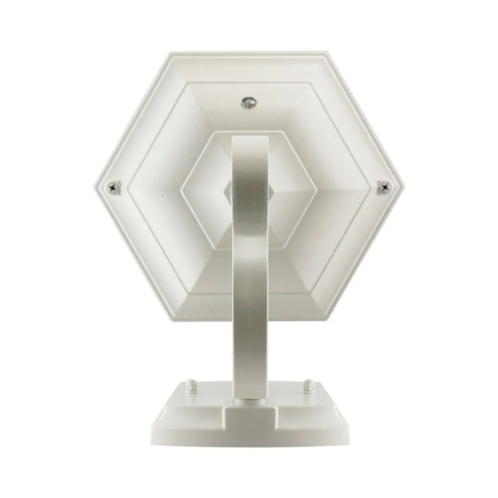 12.5W White Outdoor Non-Dimmable LED Integrated Flame Bulb Fixture - 110 Degree Beam - 120V - E12 Base - 1200 Lm - 3000K Warm White