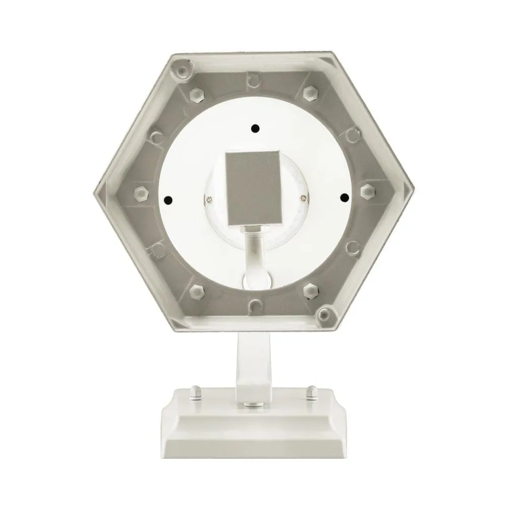 12.5W White Outdoor Non-Dimmable LED Integrated Flame Bulb Fixture - 110 Degree Beam - 120V - E12 Base - 1200 Lm - 3000K Warm White