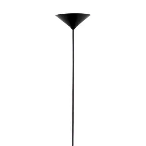 13.8" x 13.8" x 13" Black, Painted Metal, Steel, Ceiling Lamp