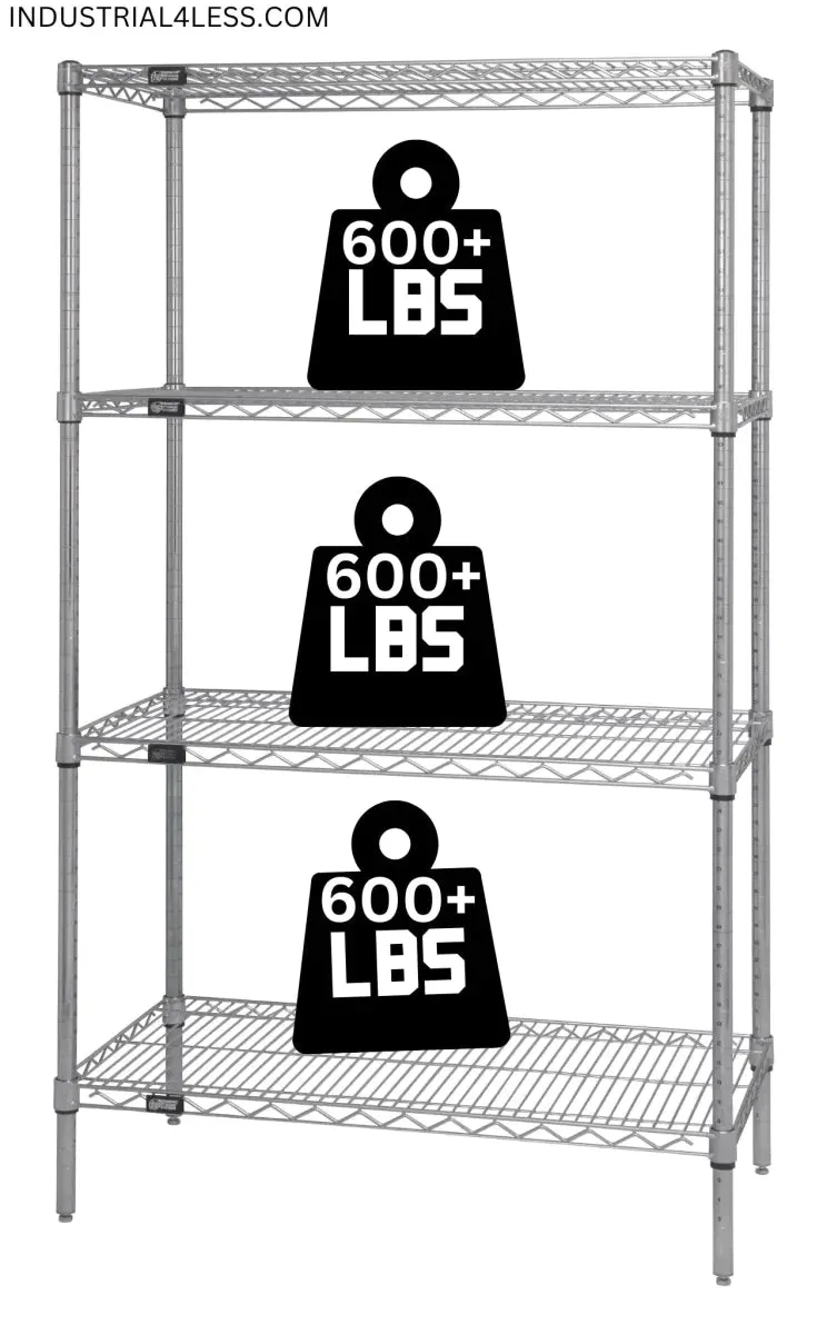 18" x 72" Stainless Steel Wire Shelving Unit