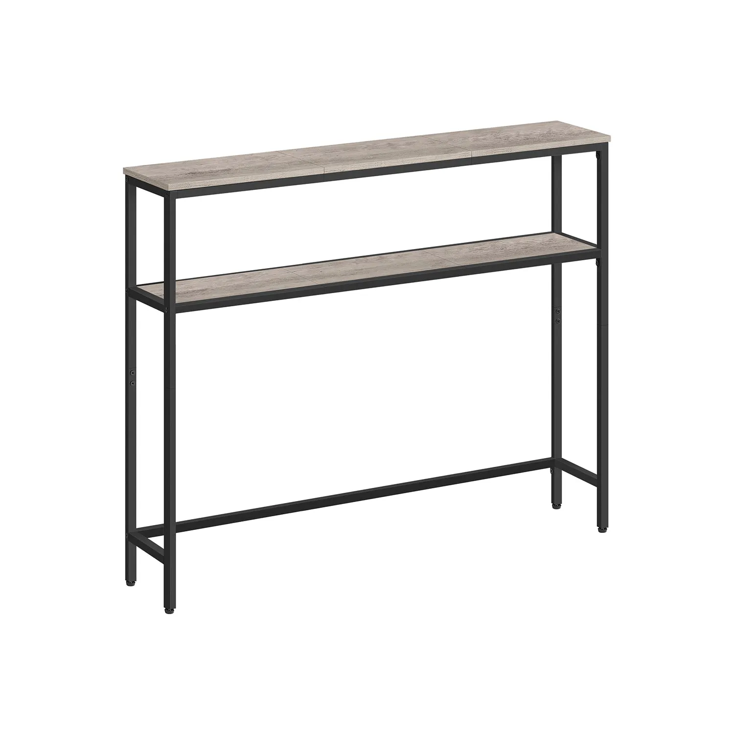 2-Tier Sofa Table Narrow Entryway Table