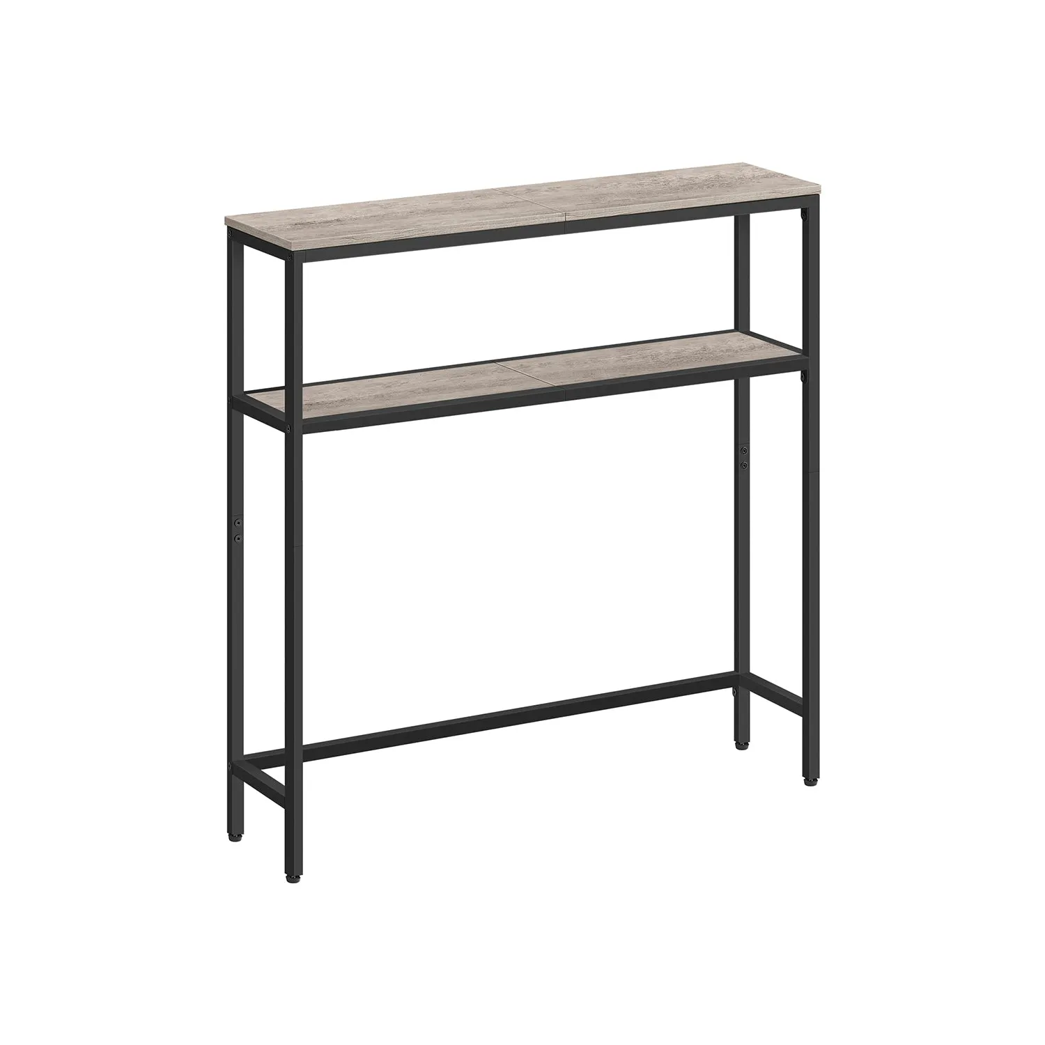 2-Tier Sofa Table Narrow Entryway Table