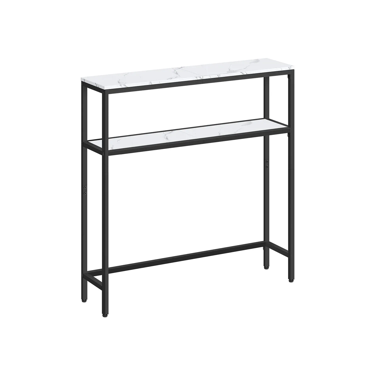 2-Tier Sofa Table Narrow Entryway Table