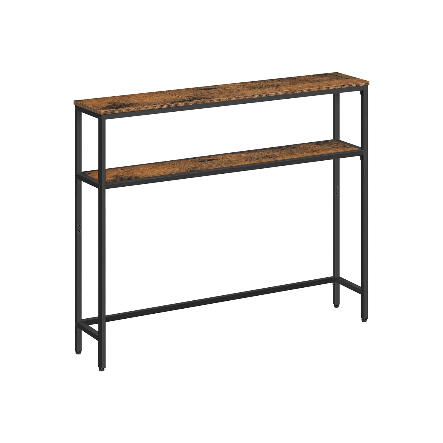 2-Tier Sofa Table Narrow Entryway Table