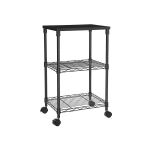 3-Tier Rolling Printer Cart with Wheels
