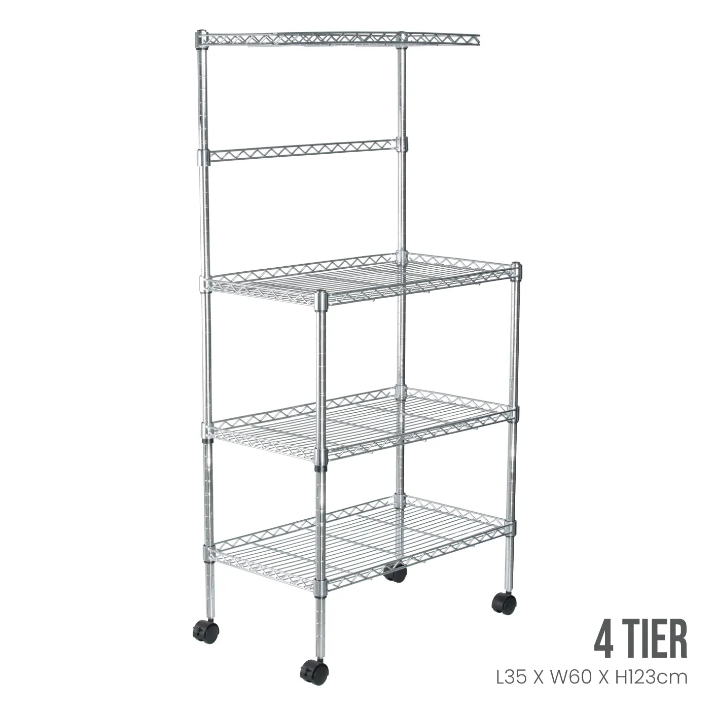 35X60X123CM 4TIER RACK W #8838 (DIY) (HFH6708)