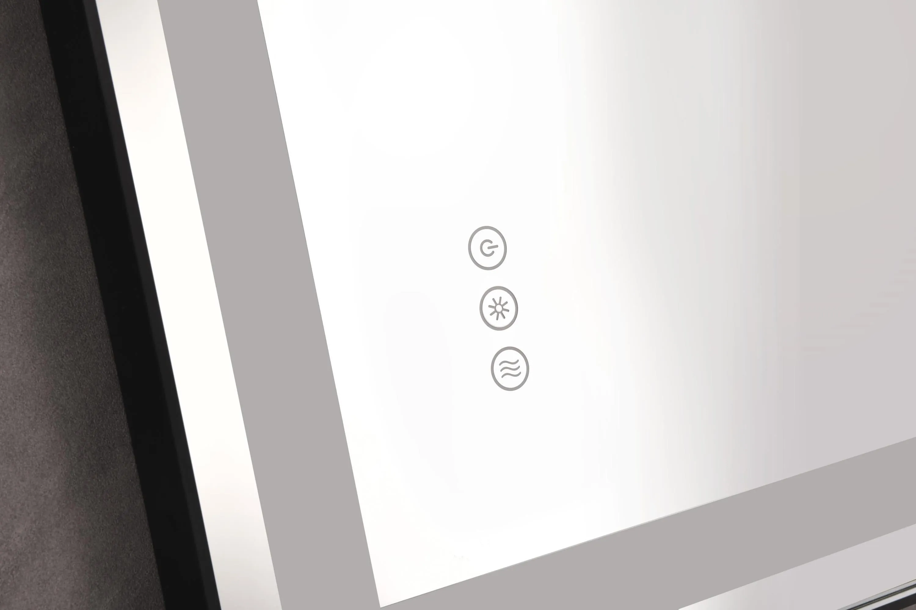 36*24 LED Lighted Bathroom Wall Mounted Mirror with High Lumen Anti-Fog Separately Control