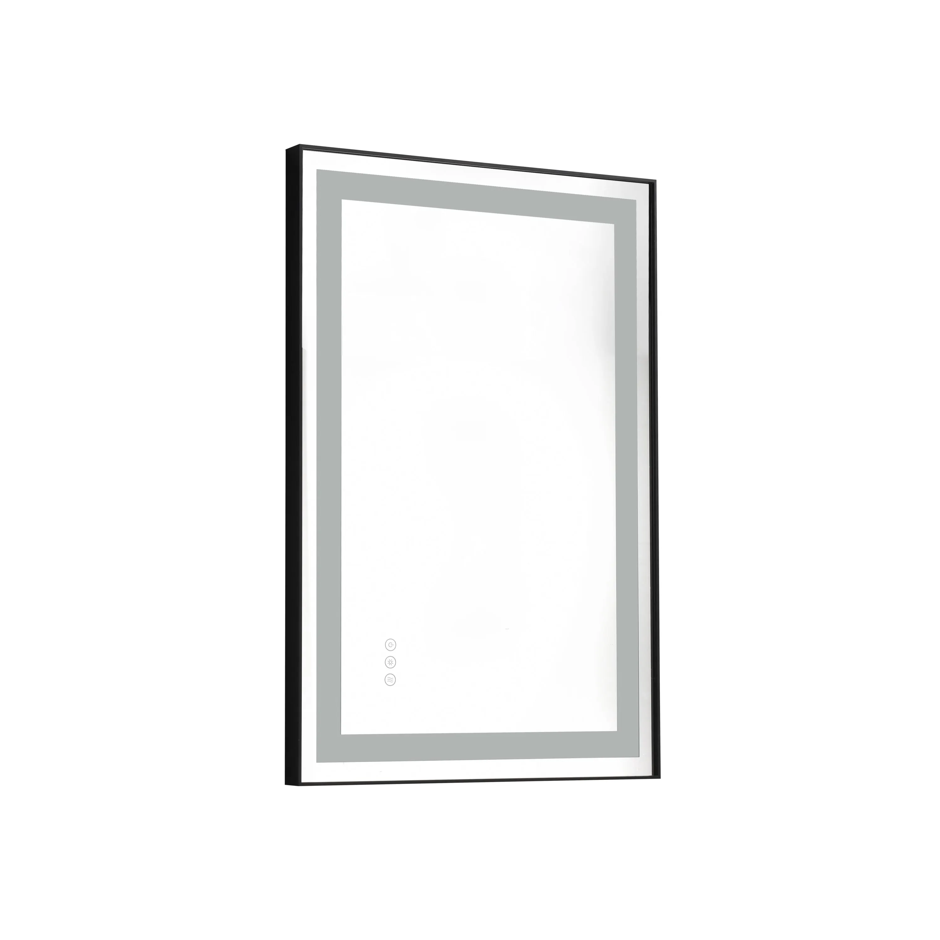36*24 LED Lighted Bathroom Wall Mounted Mirror with High Lumen Anti-Fog Separately Control