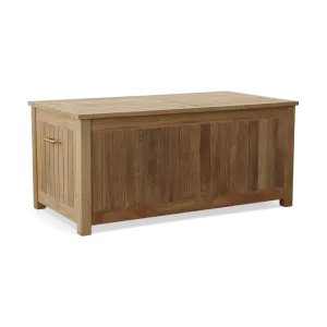 53" TEAK CUSHION BOX