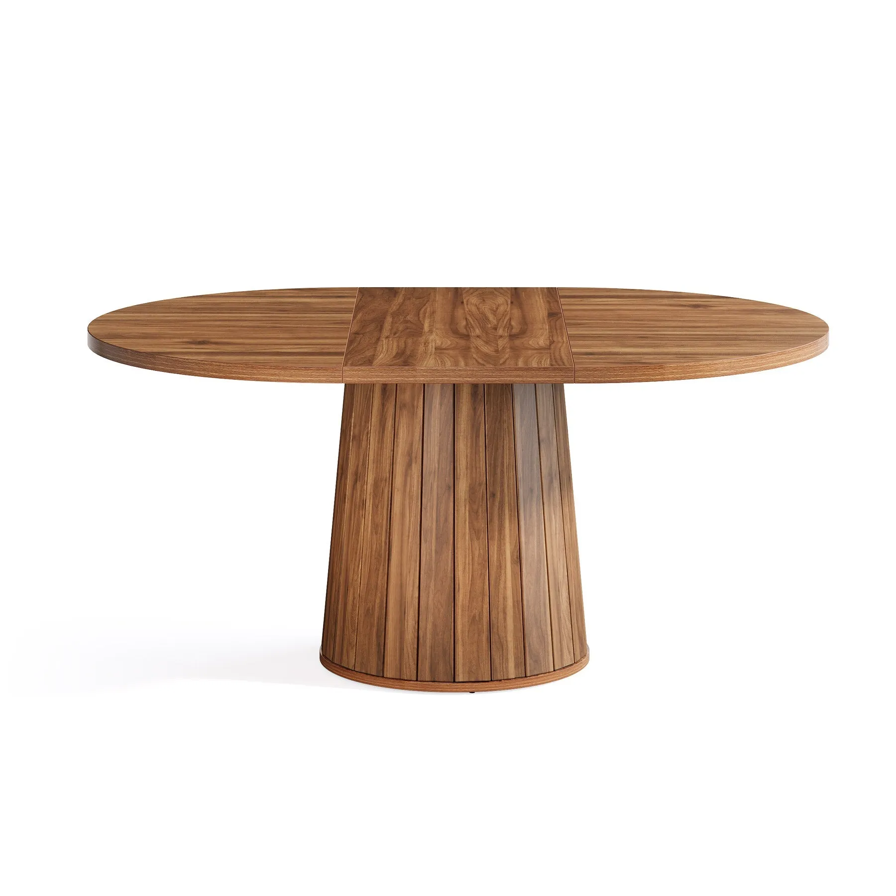 55" Oval Meeting Table, Wood Conference Table For 6 People