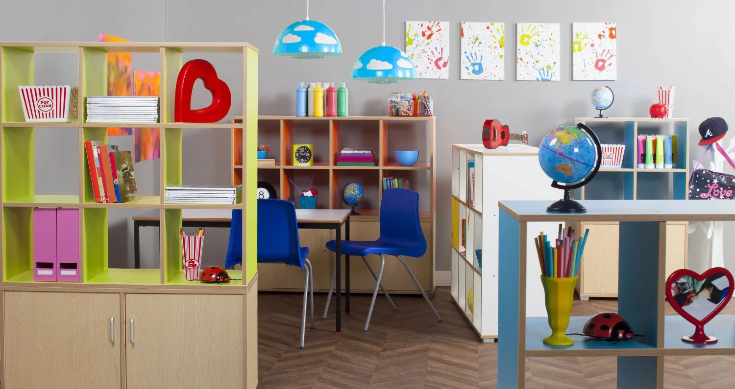8 Cube Room Divider - Bubble Gum Range