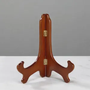 9" Walnut Plate Stand