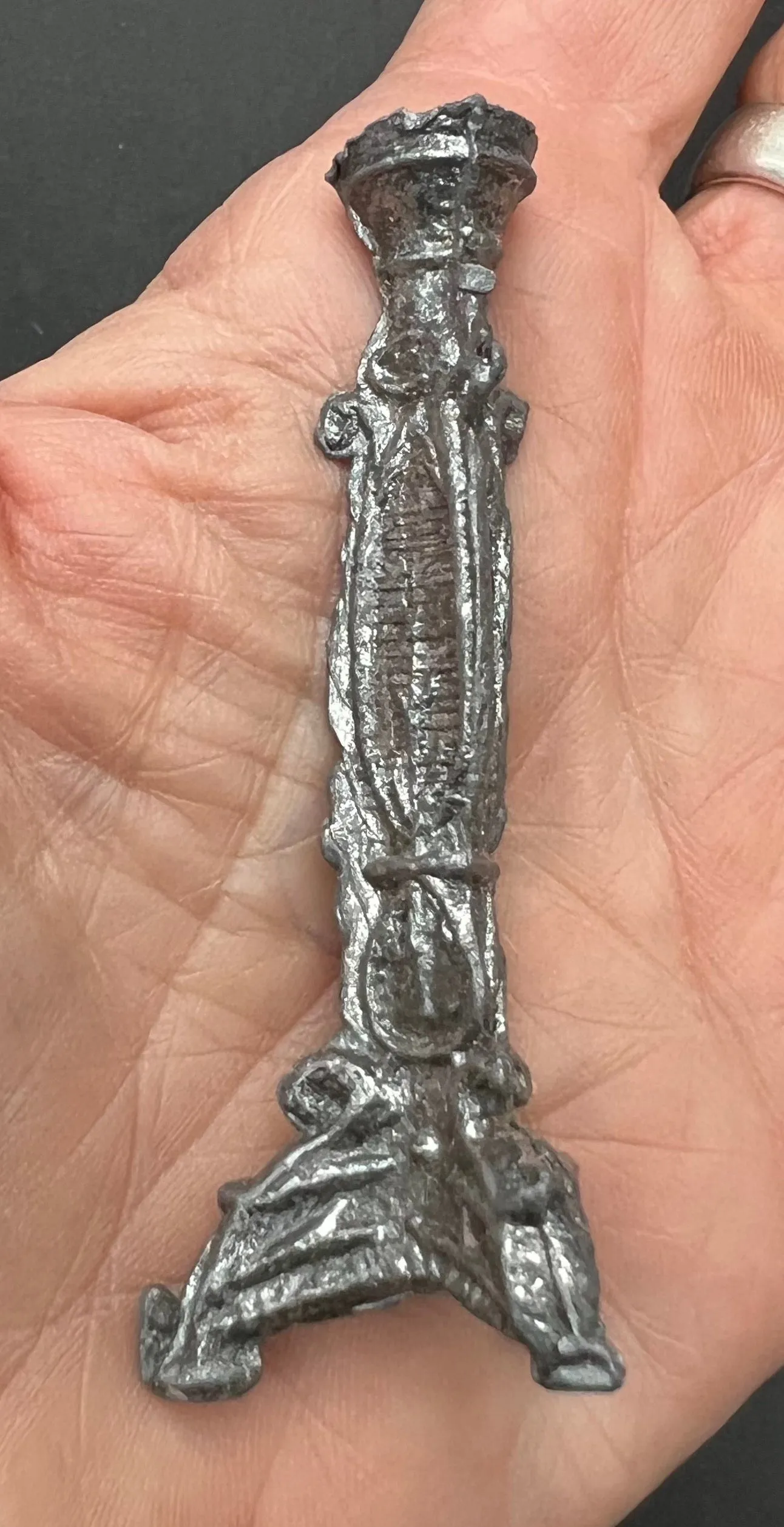 A Pair of Mysterious Small Candlesticks