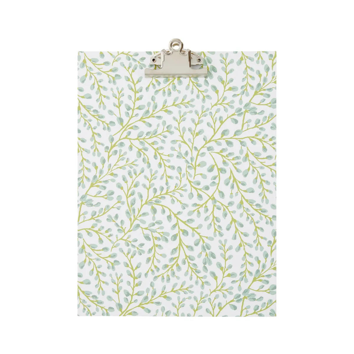 A4 Clipboard All Over Buds Aqua
