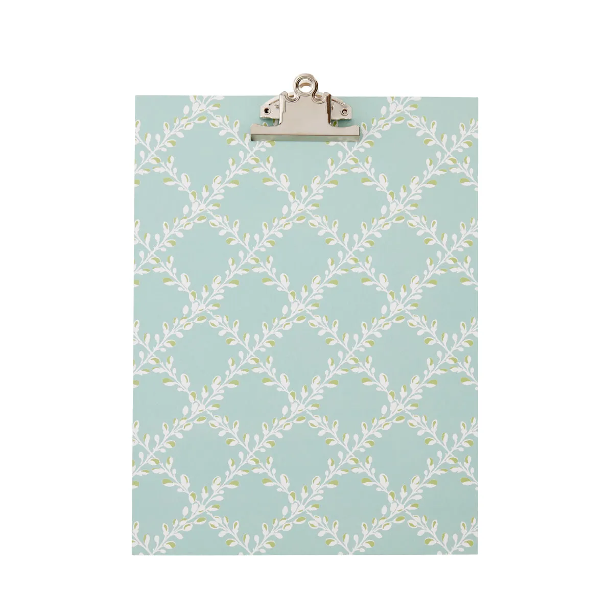 A4 Clipboard Bud Trellis Aqua