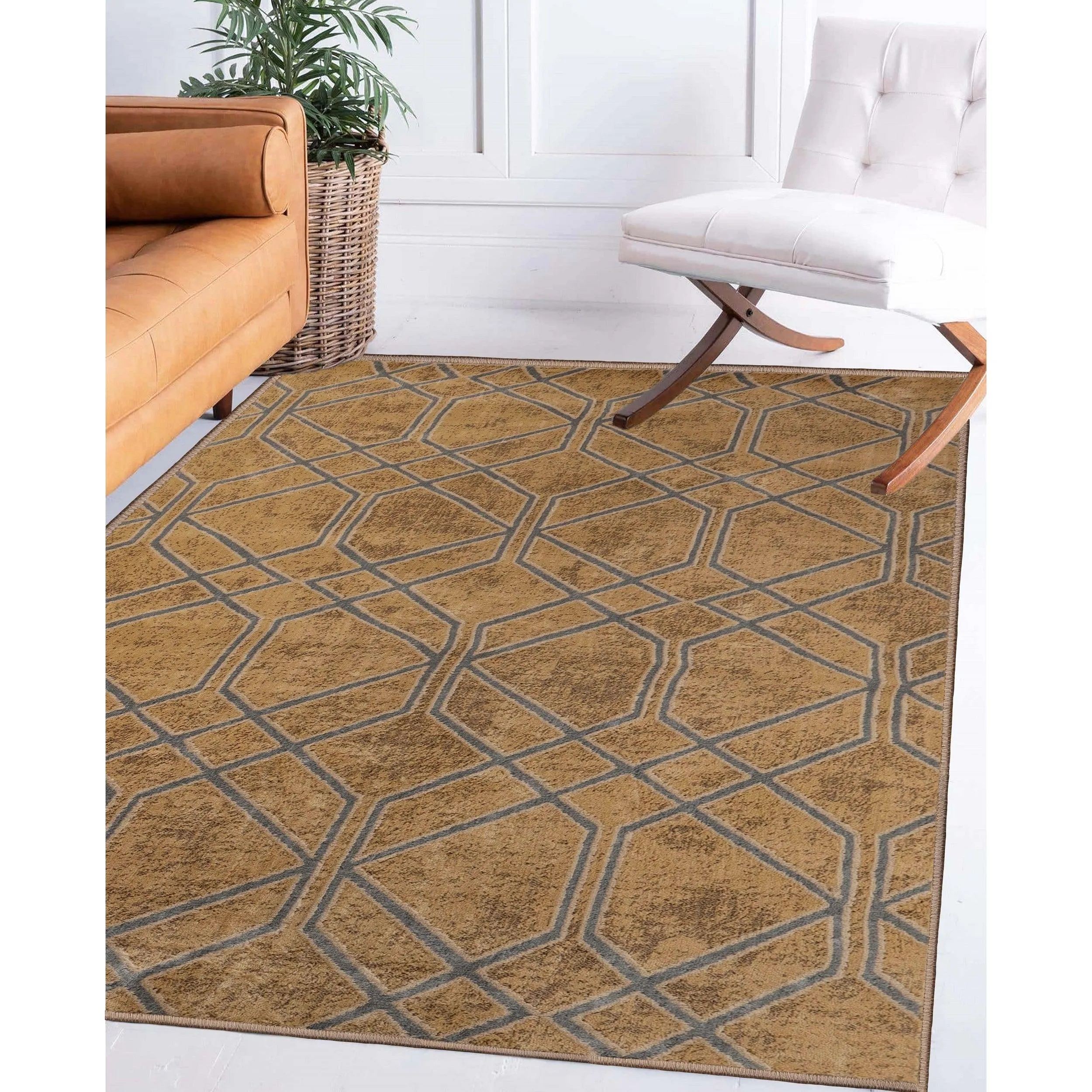 Abner Geometric Diamond Indoor Area Rug or Runner Rug Or Door Mat