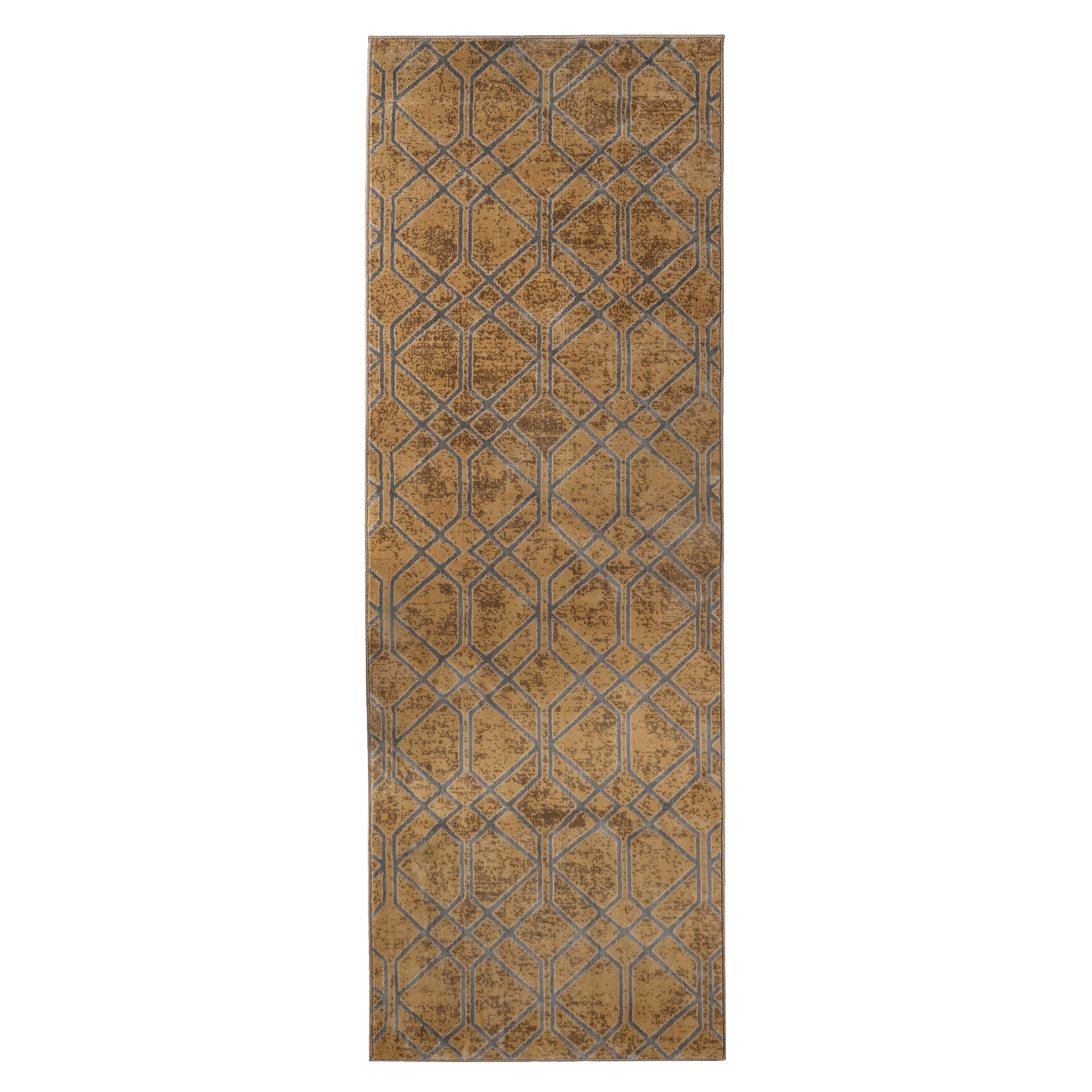 Abner Geometric Diamond Indoor Area Rug or Runner Rug Or Door Mat