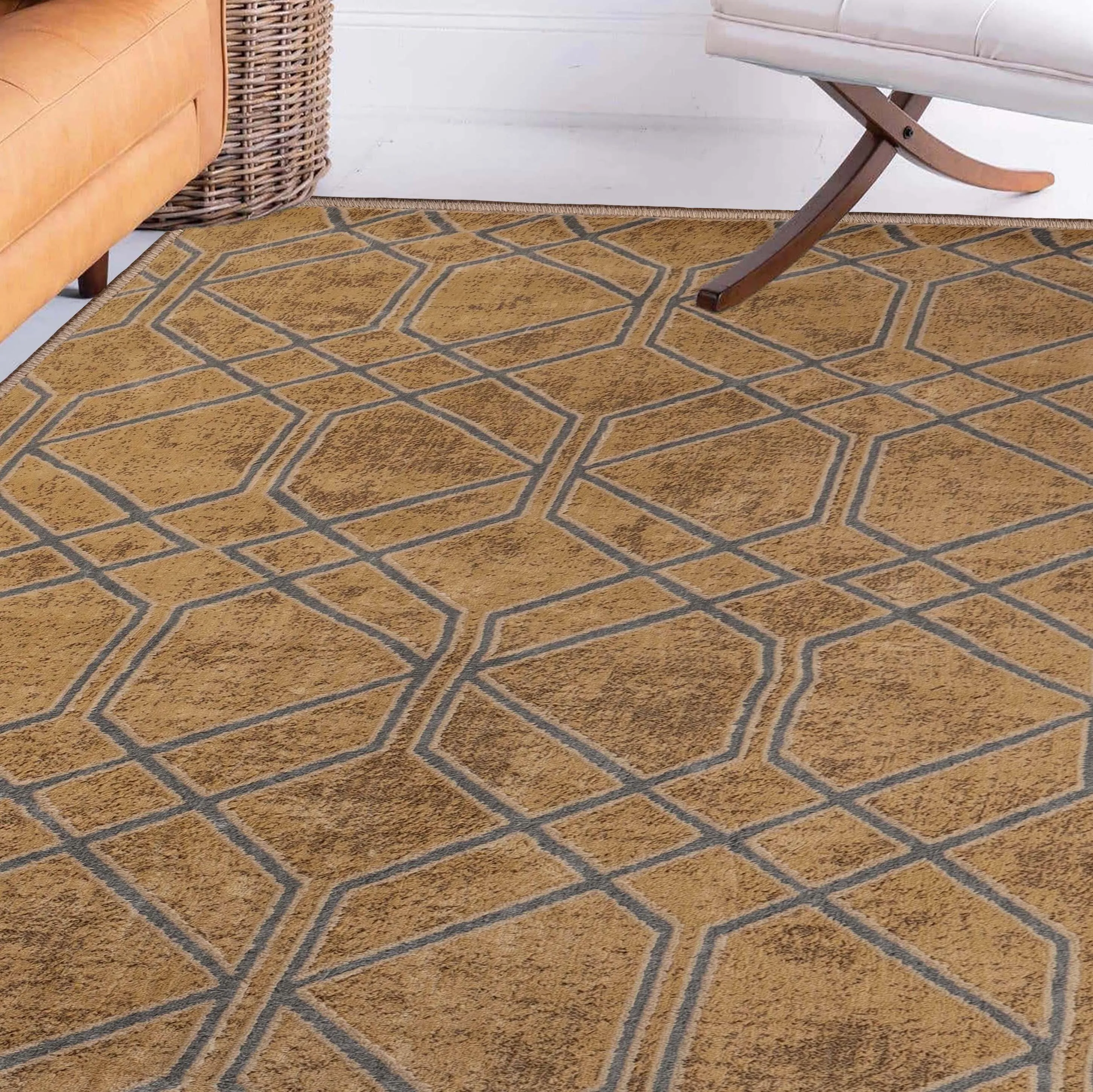 Abner Geometric Diamond Indoor Area Rug or Runner Rug Or Door Mat