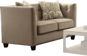 Acme Furniture Juliana Loveseat in Beige 53586