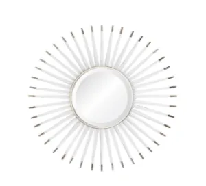 Acrylic & Nickel Starburst Mirror by Mirror Home