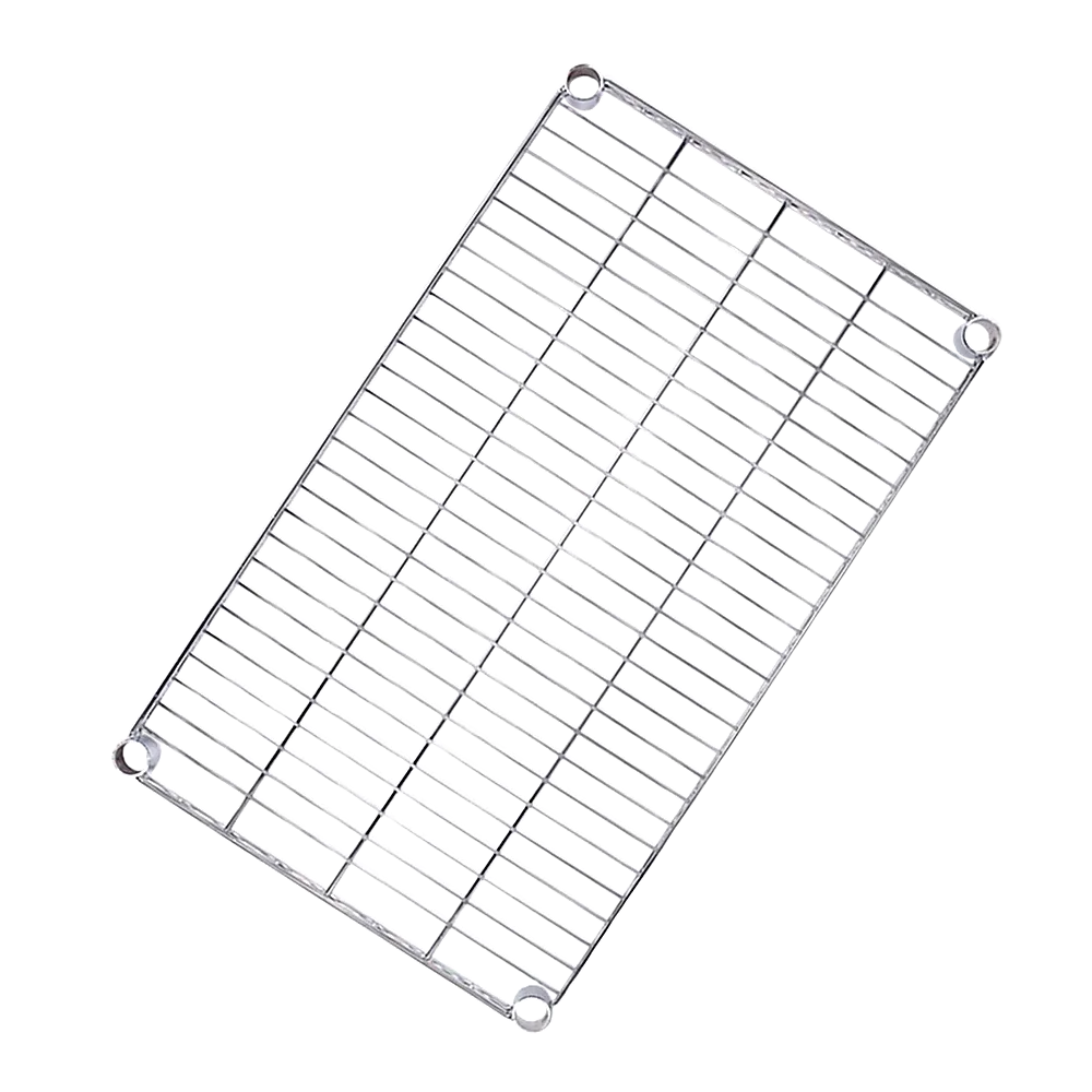 Adjustable Carbon Chrome Wire Storage Shelf, 4-Tier, 450x450x1800mm