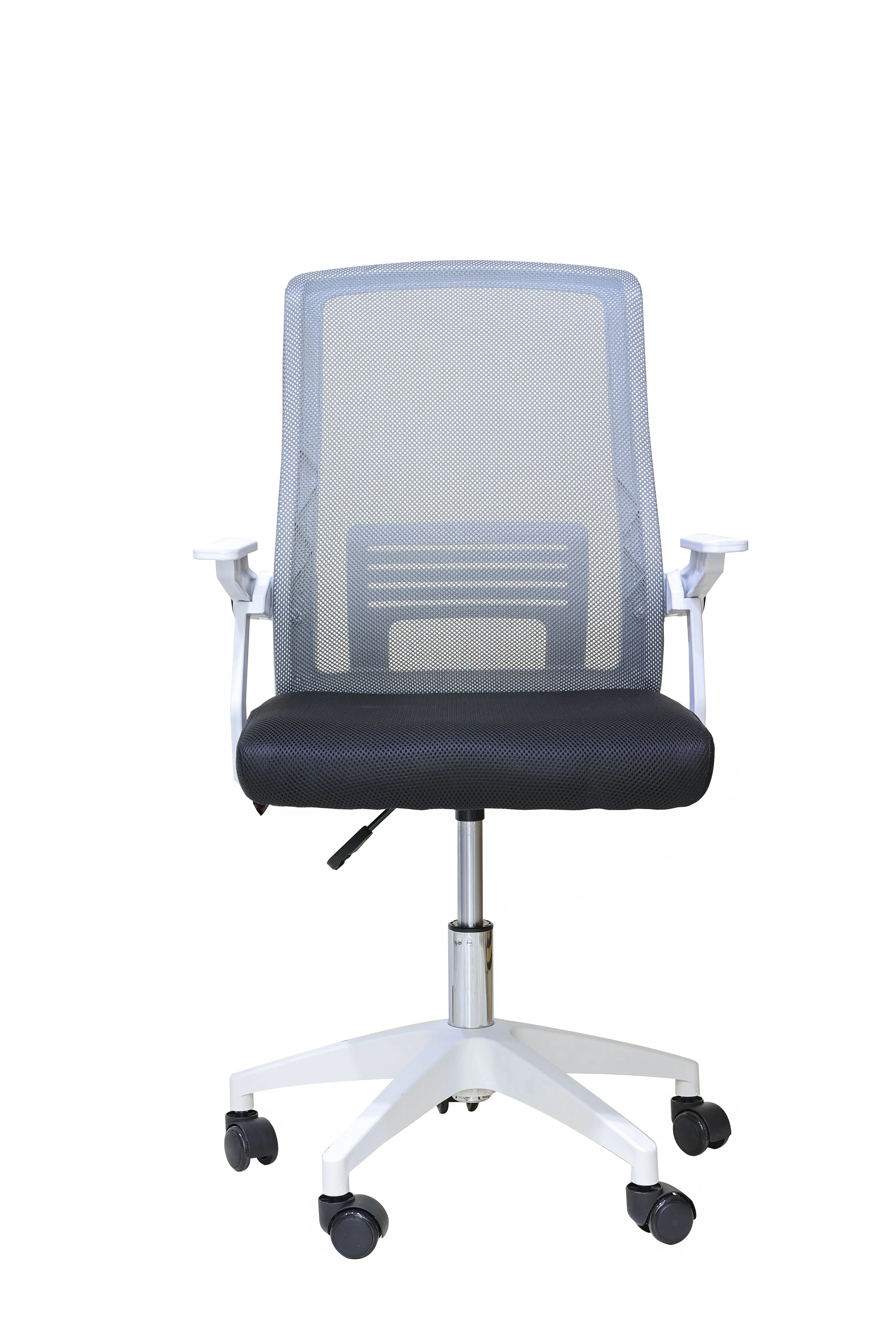 AFT ENDURANCE LOW BACK MESH CHAIR FOR HOME AND OFFICE WHITE & BLACK