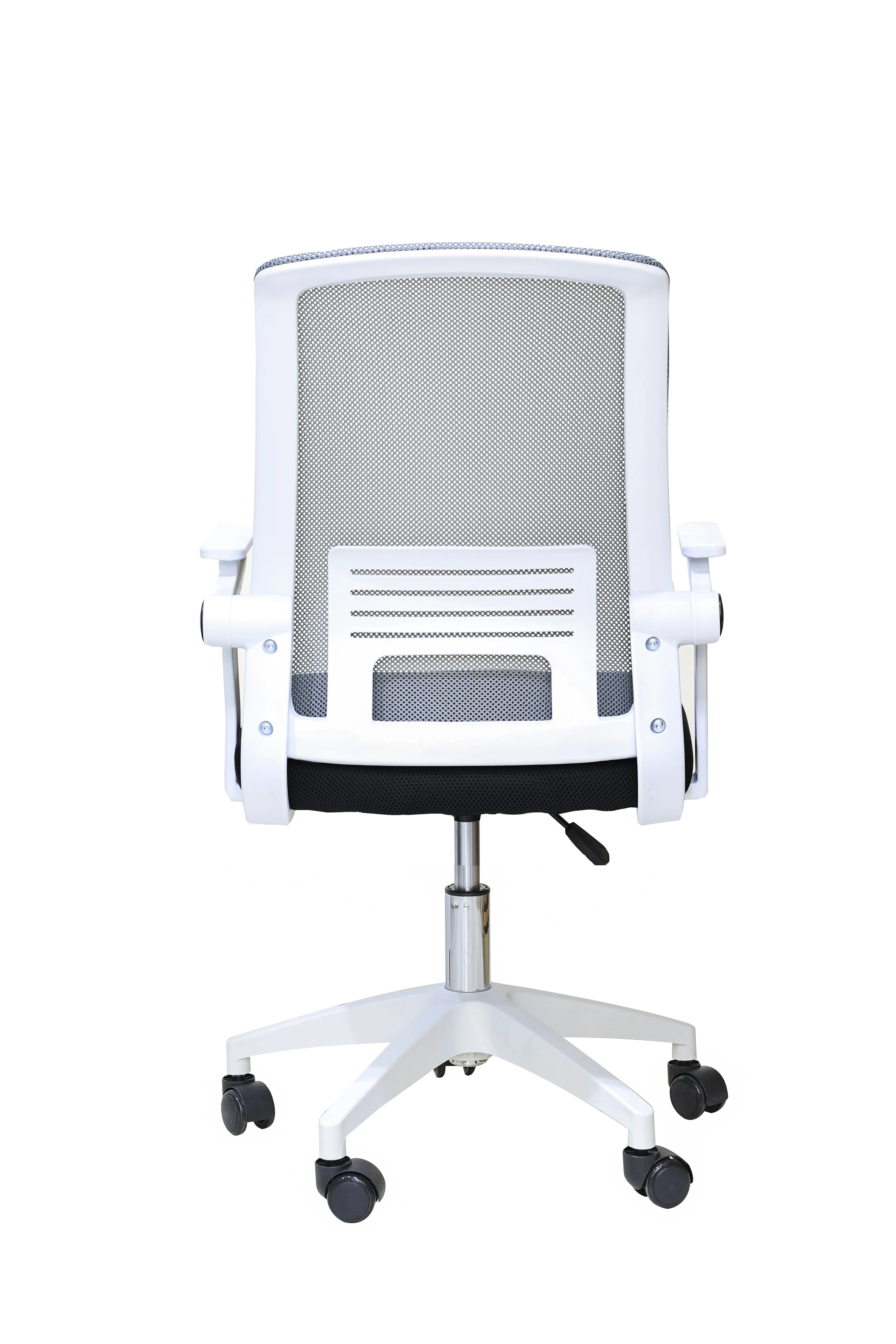 AFT ENDURANCE LOW BACK MESH CHAIR FOR HOME AND OFFICE WHITE & BLACK