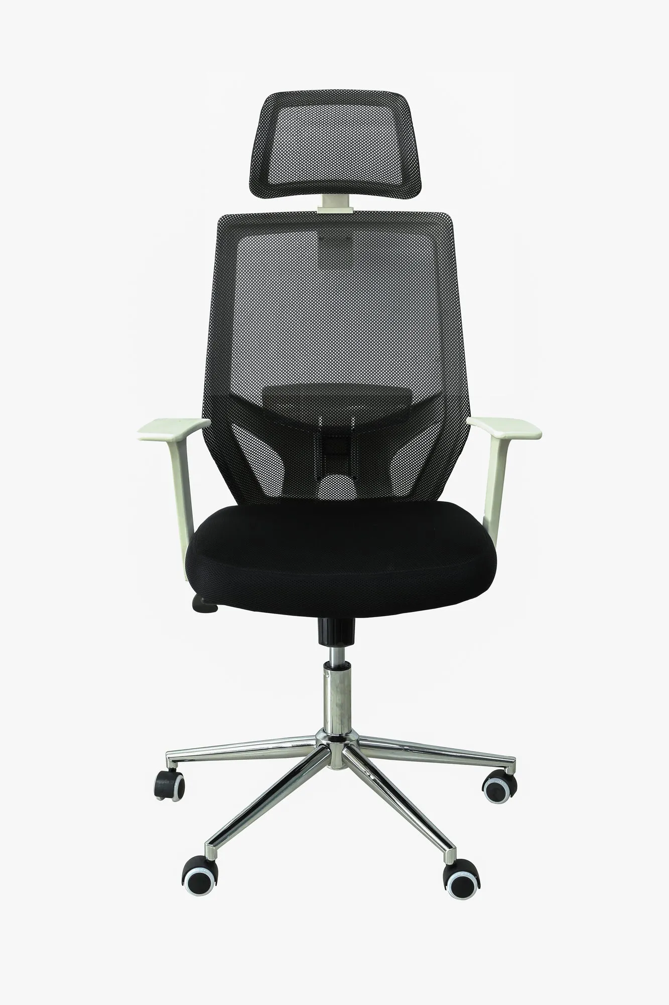 AFT ENDURANCE SERIES HIGH BACK MESH CHAIR BLACK AND WHITE COLOUR, FOR HOME AND OFFICE