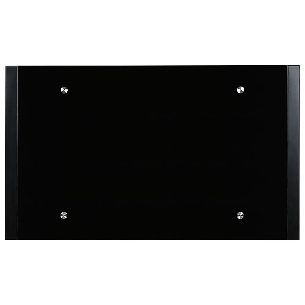 Alamont Home - Jude Rectangle Contemporary Glass  Home Office Desk - Black