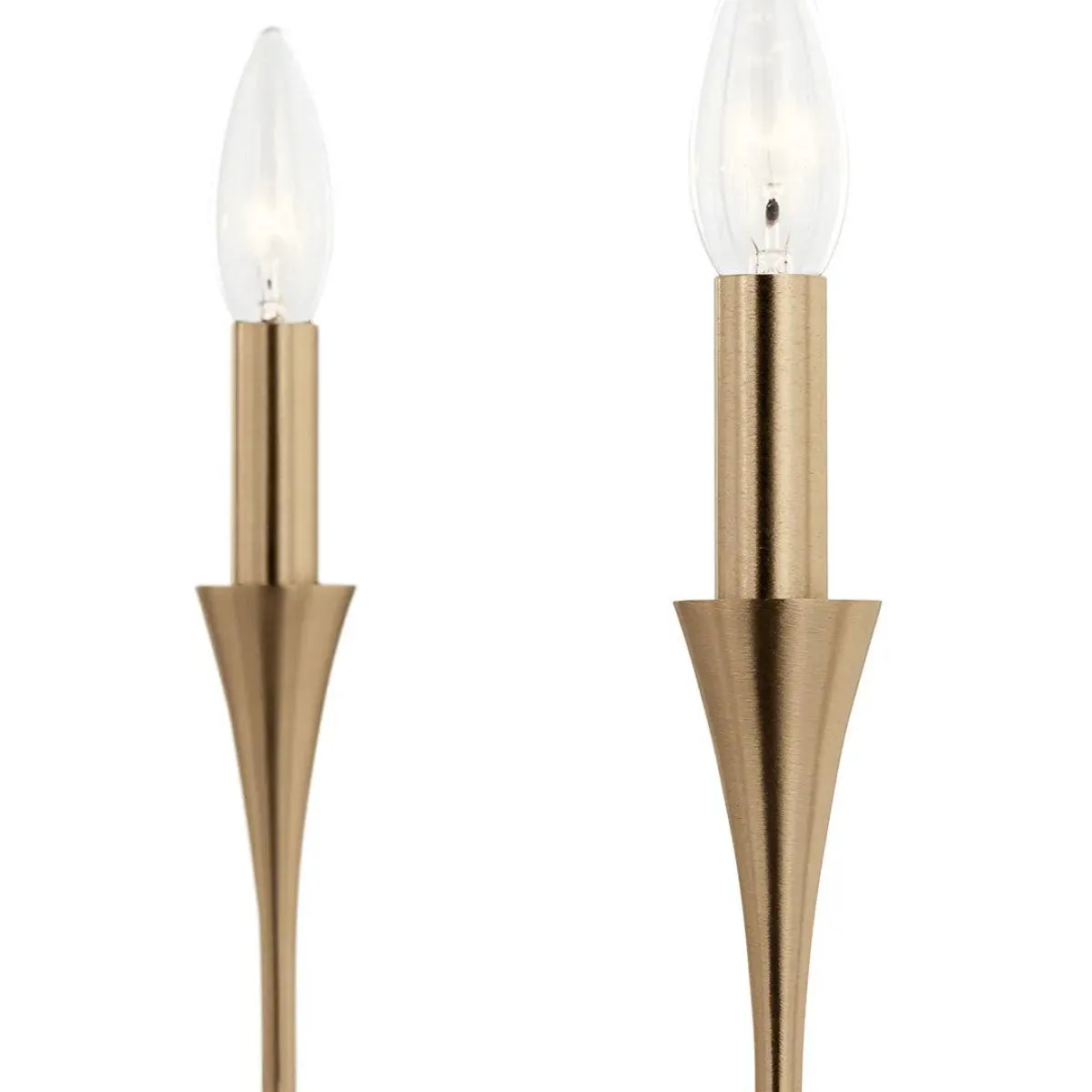 Alvaro 46" 8-Light Chandelier Linear, Champagne Bronze Finish