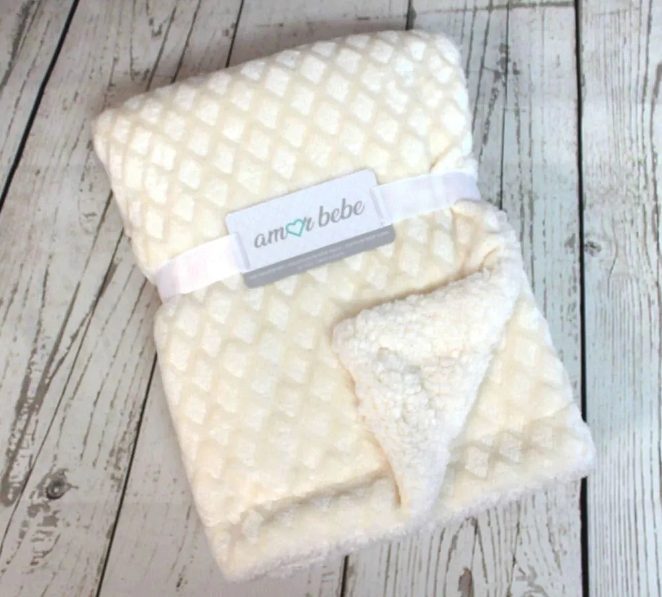 Amor Bebe Soft Plush Baby Blanket