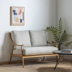 Amos Reliant 2 Seater Sofa Dark Natural Linen