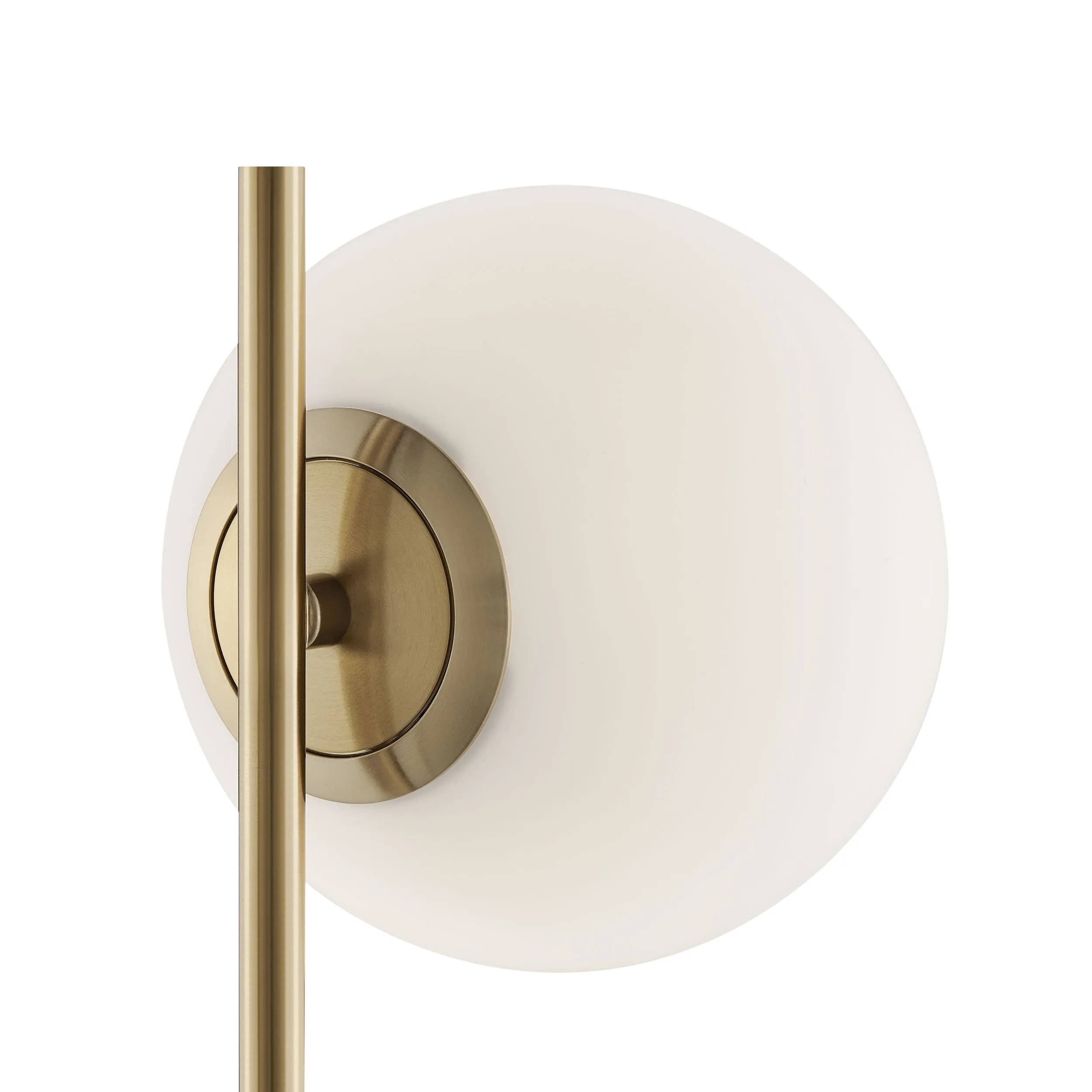 Anechdoche Gold and White Table Lamp