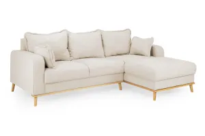 Angel Sofa - Beige Right Hand Facing Corner - 227 x 150 CM
