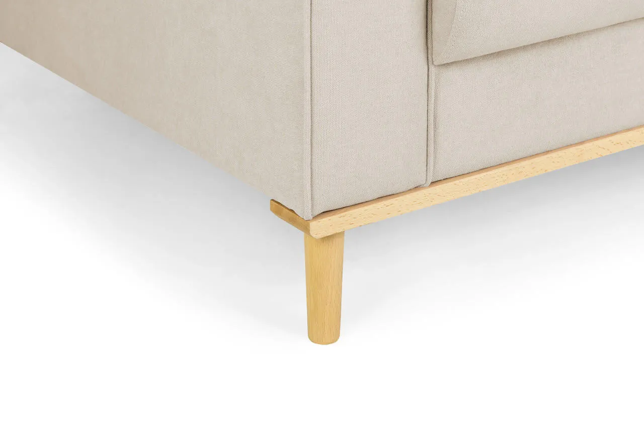 Angel Sofa - Beige Right Hand Facing Corner - 227 x 150 CM