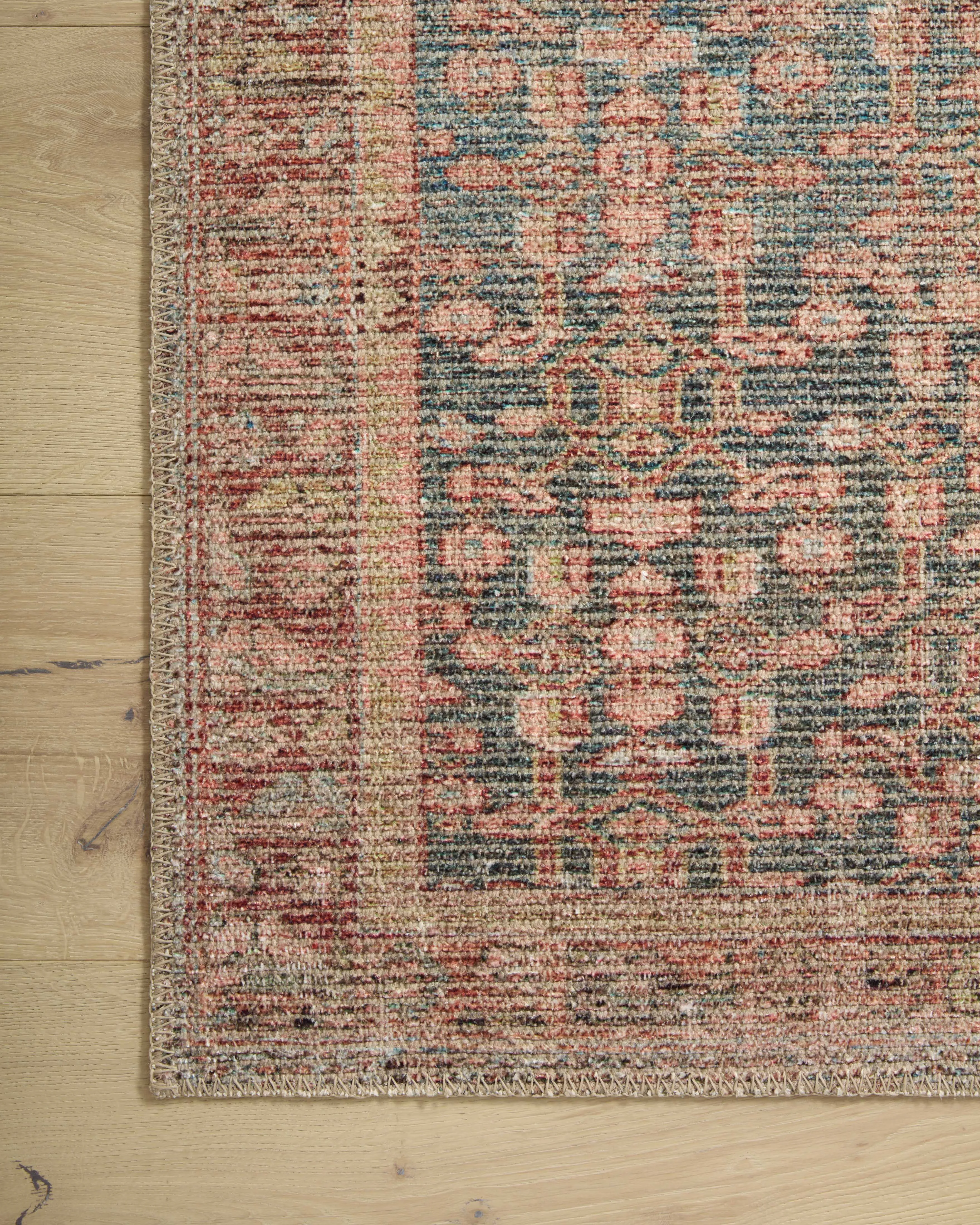 Angela Rose x Loloi Aubrey Blue/ Terracotta Rug