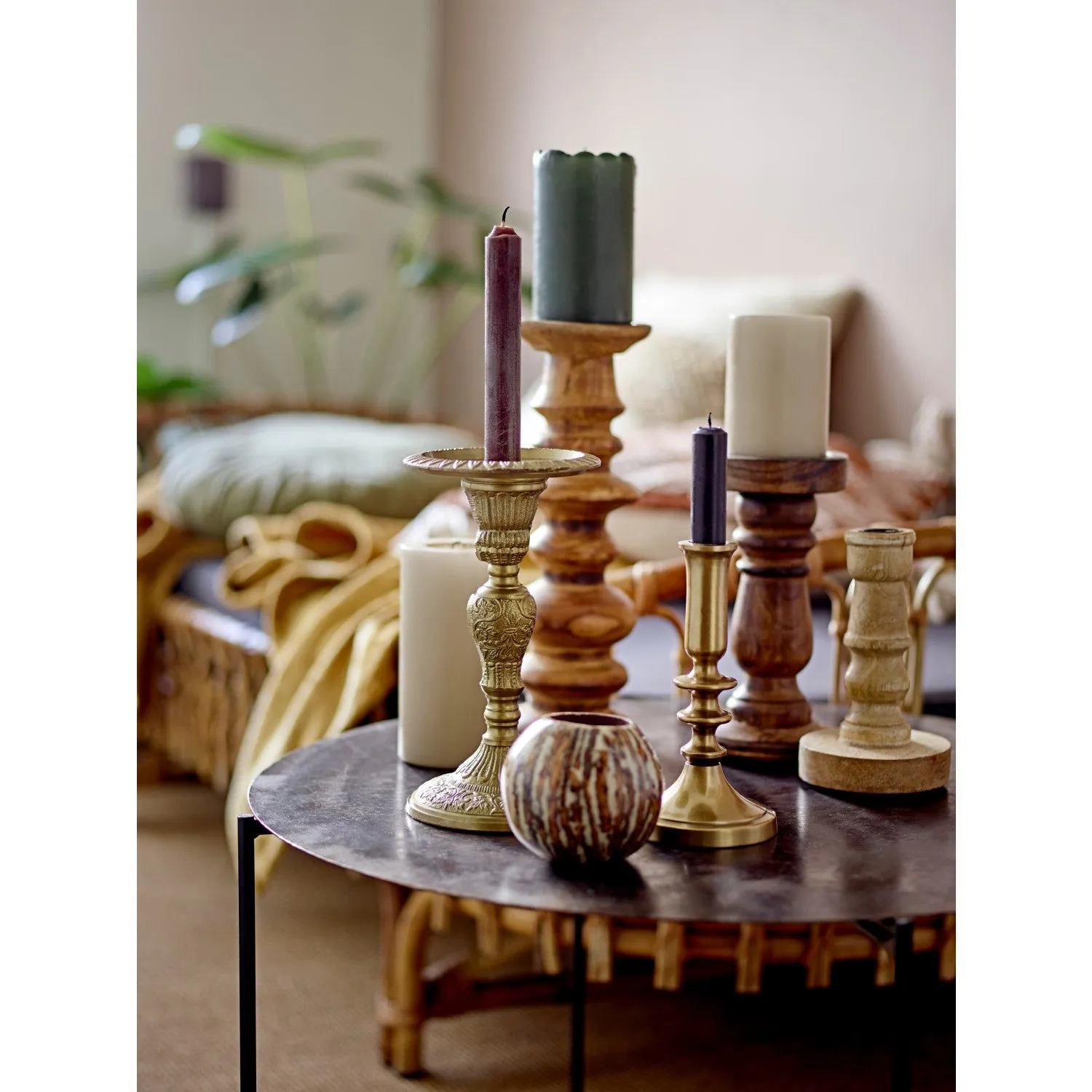 Antique Finish Harmon Candlesticks