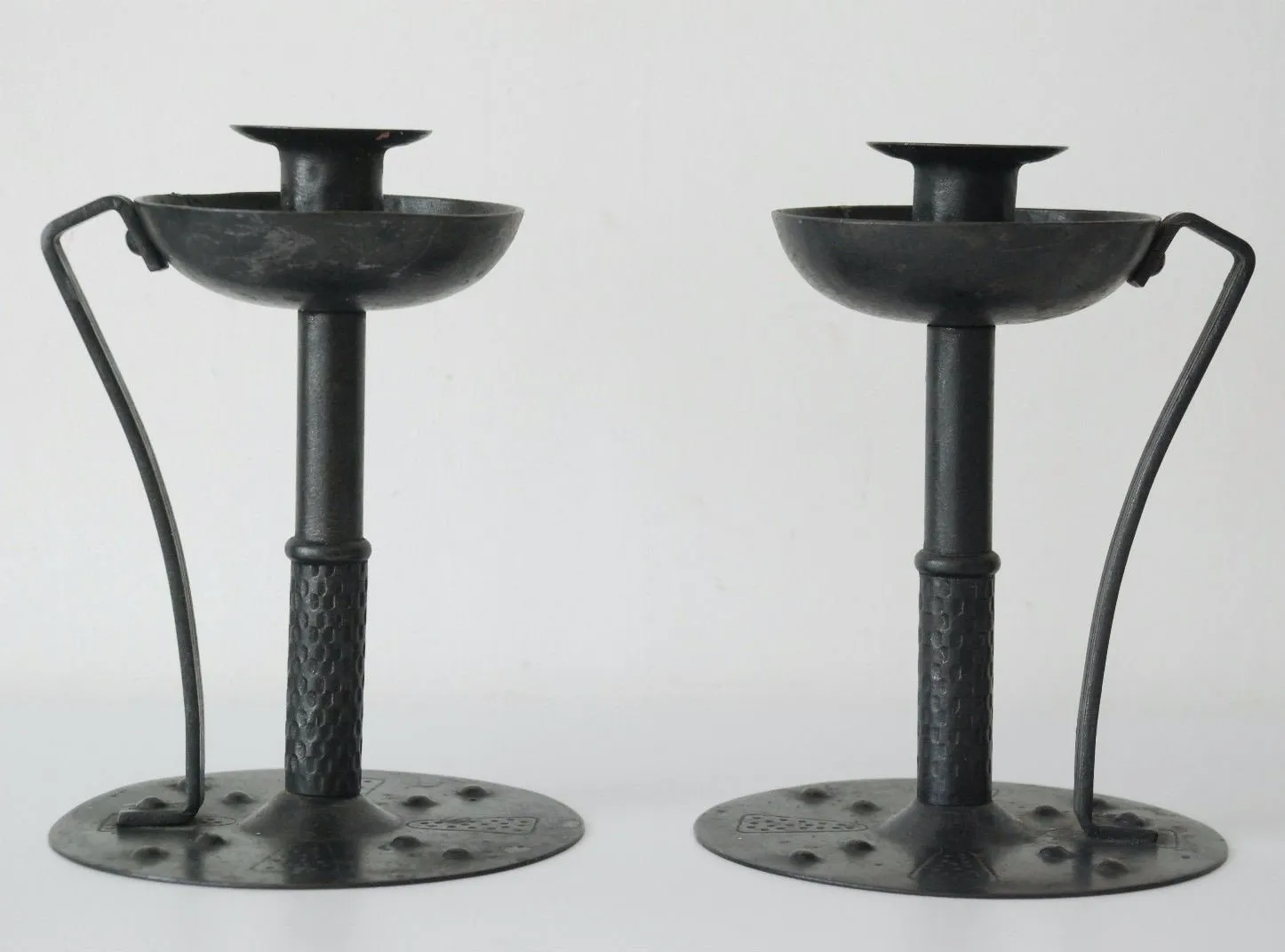 Antique Goberg Jugendstil Candlesticks (Pair)
