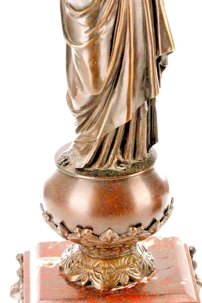 Antique Lamps, Candelabrum, Pair of French Neoclassical Bronze Lamps, Gorgeous!