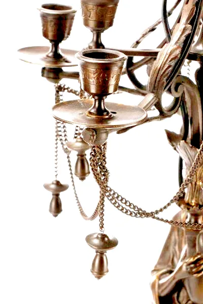 Antique Lamps, Candelabrum, Pair of French Neoclassical Bronze Lamps, Gorgeous!