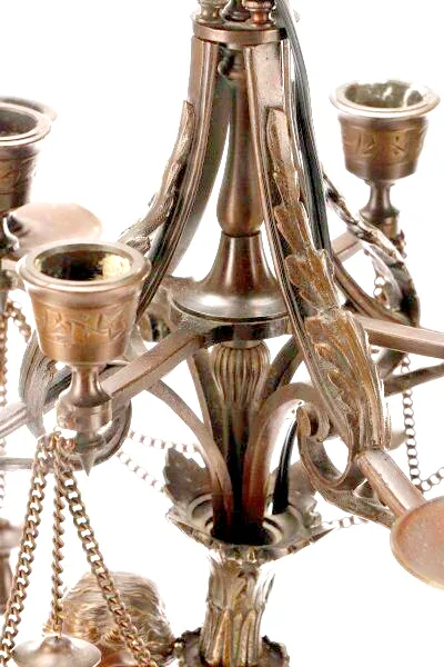 Antique Lamps, Candelabrum, Pair of French Neoclassical Bronze Lamps, Gorgeous!