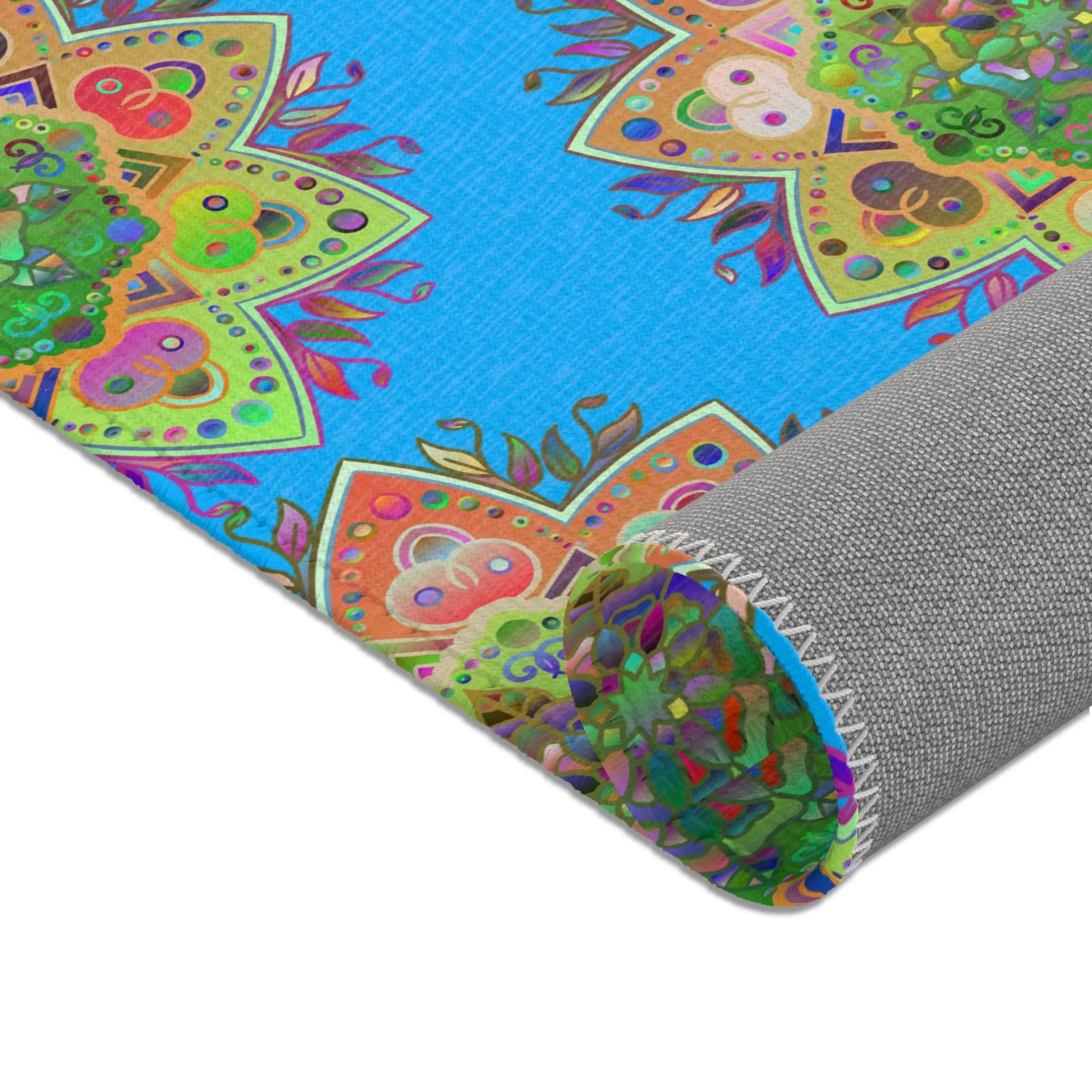 Area Rugs Featuring Hand-Drawn Mandala Designs