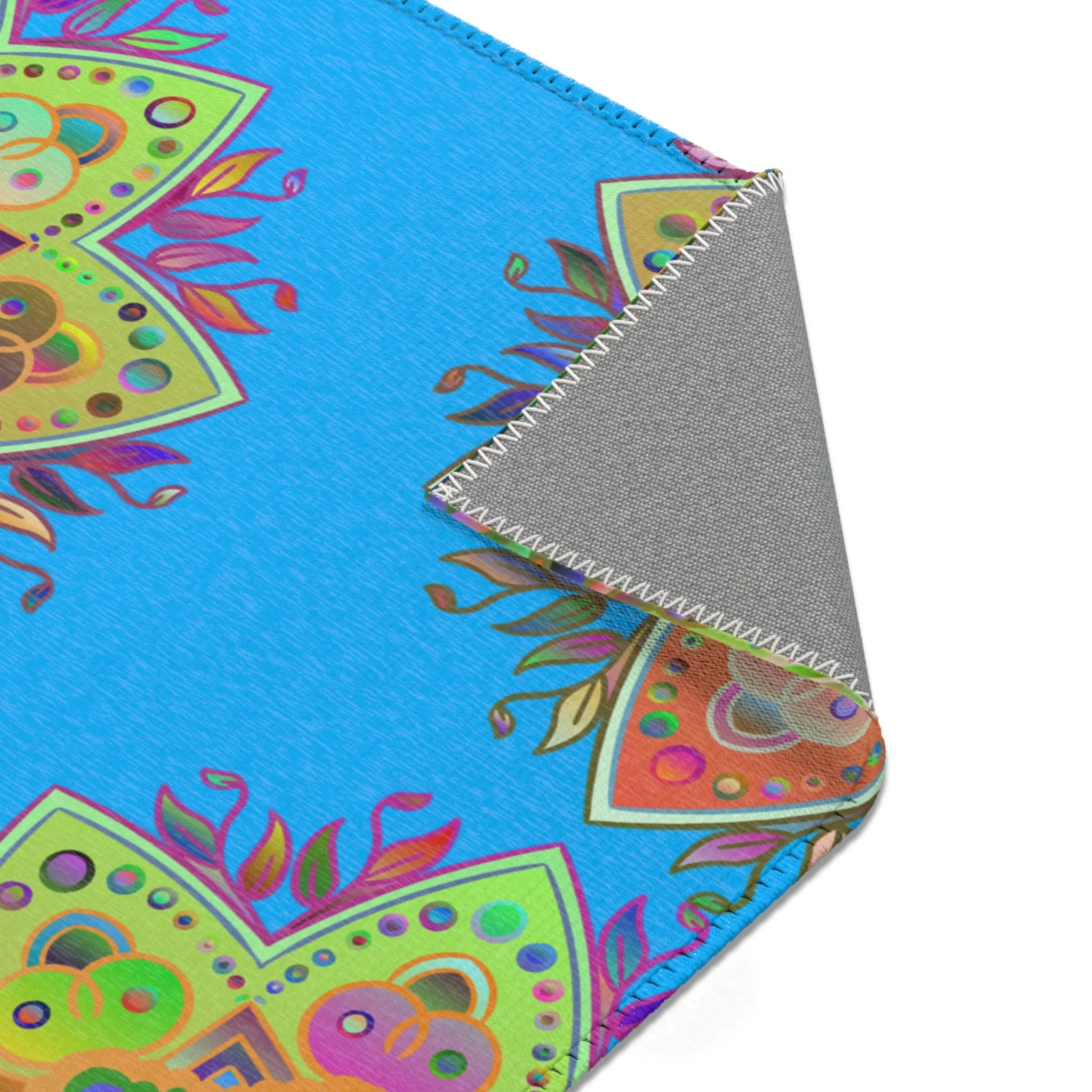 Area Rugs Featuring Hand-Drawn Mandala Designs