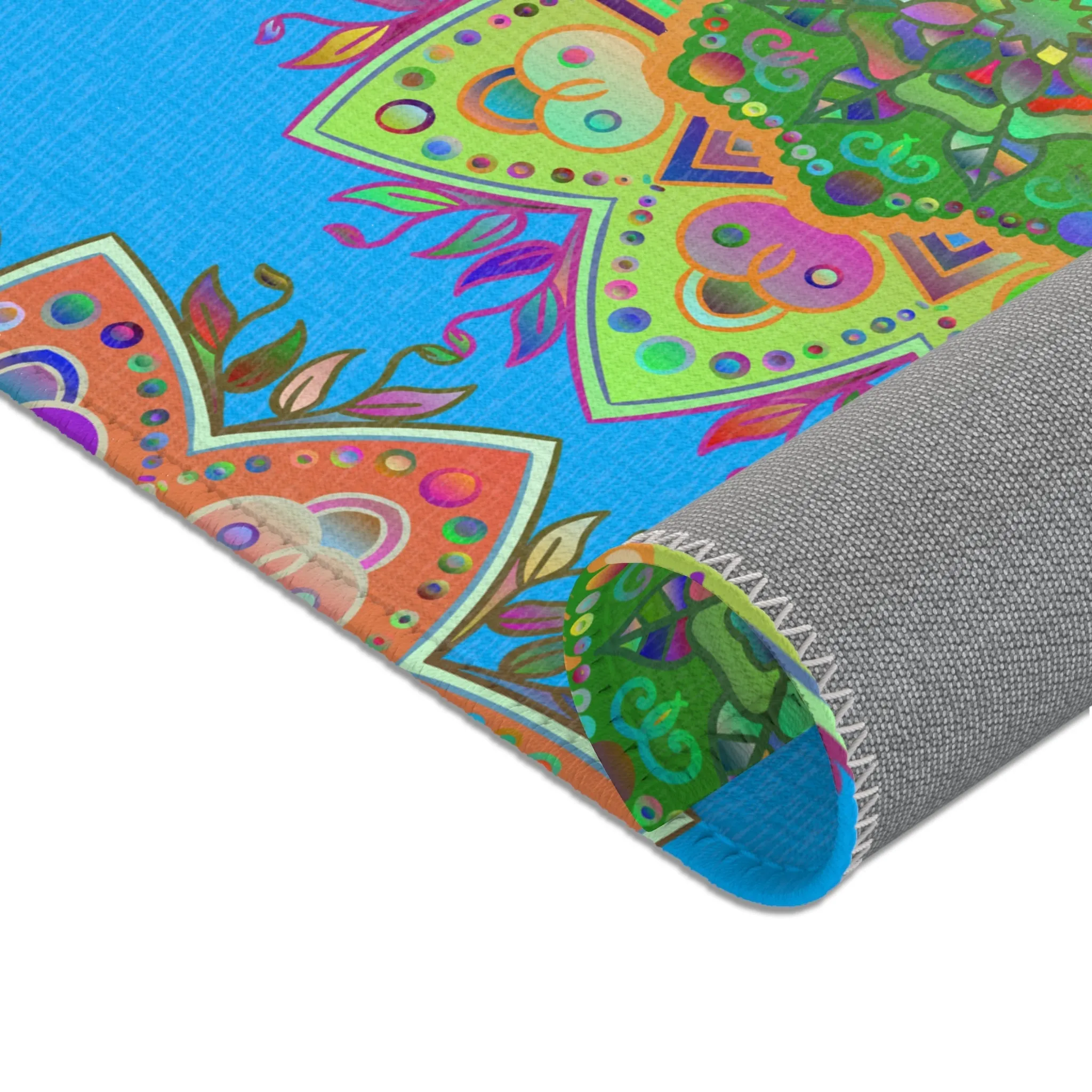 Area Rugs Featuring Hand-Drawn Mandala Designs