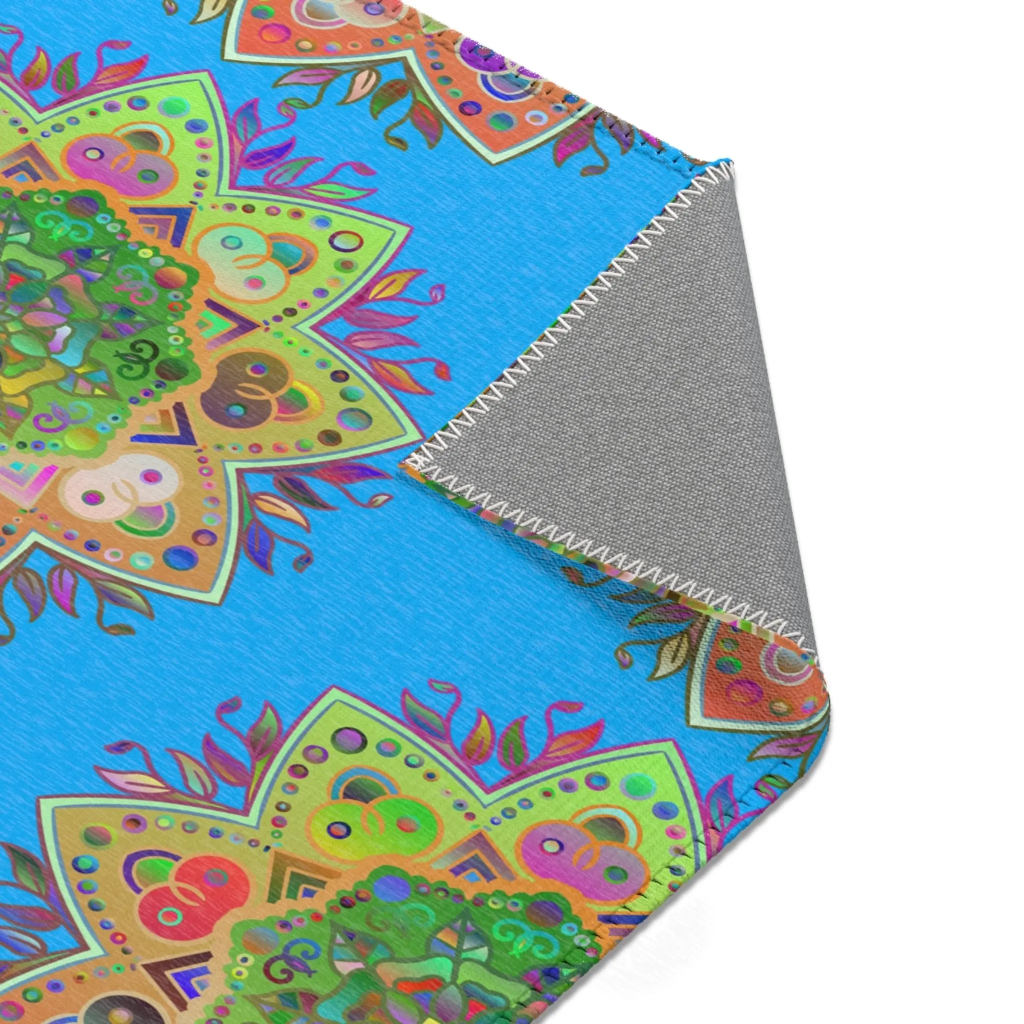 Area Rugs Featuring Hand-Drawn Mandala Designs