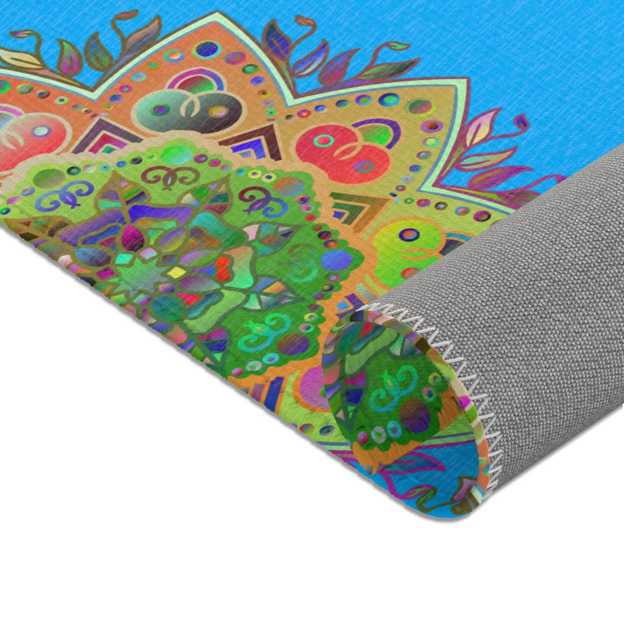 Area Rugs Featuring Hand-Drawn Mandala Designs