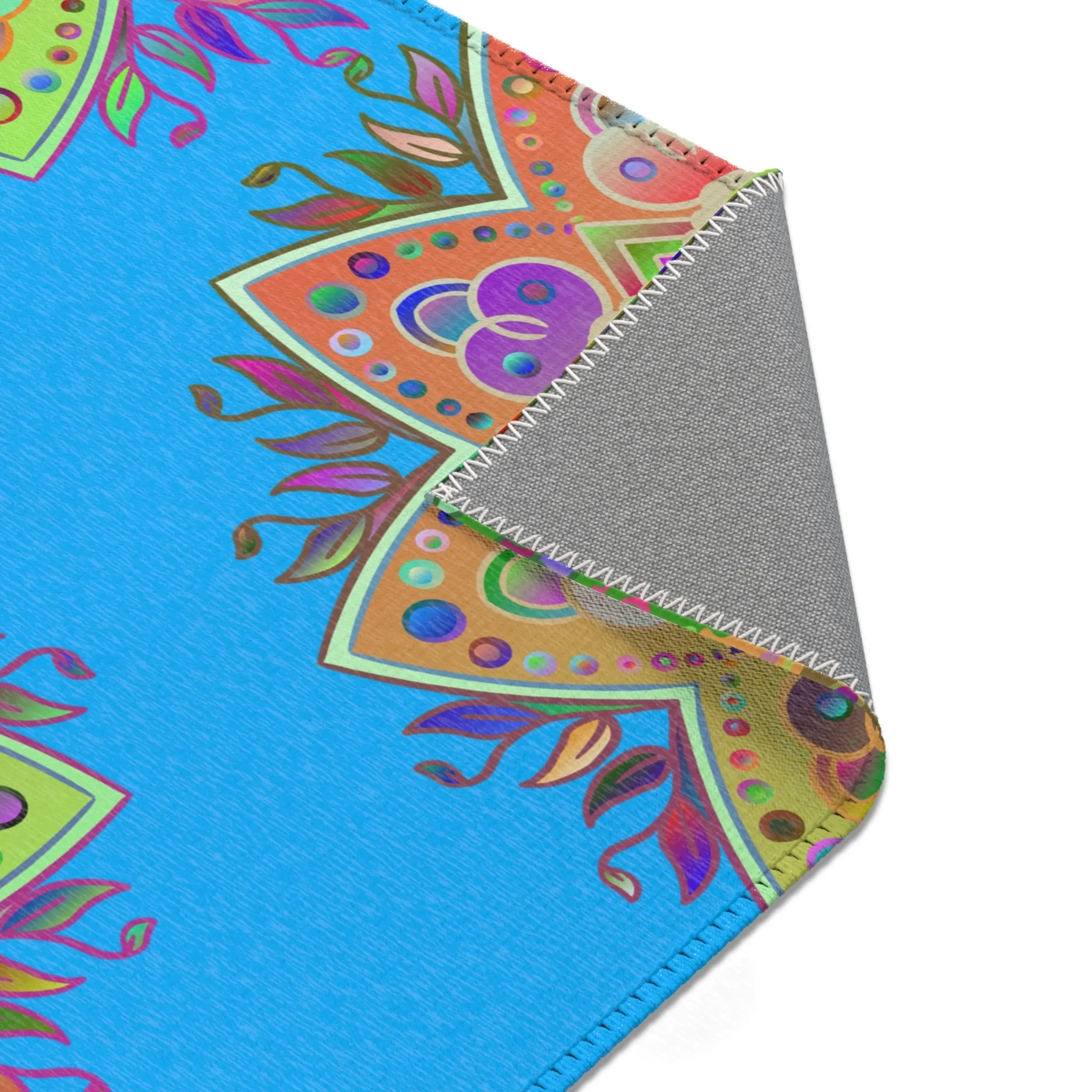 Area Rugs Featuring Hand-Drawn Mandala Designs