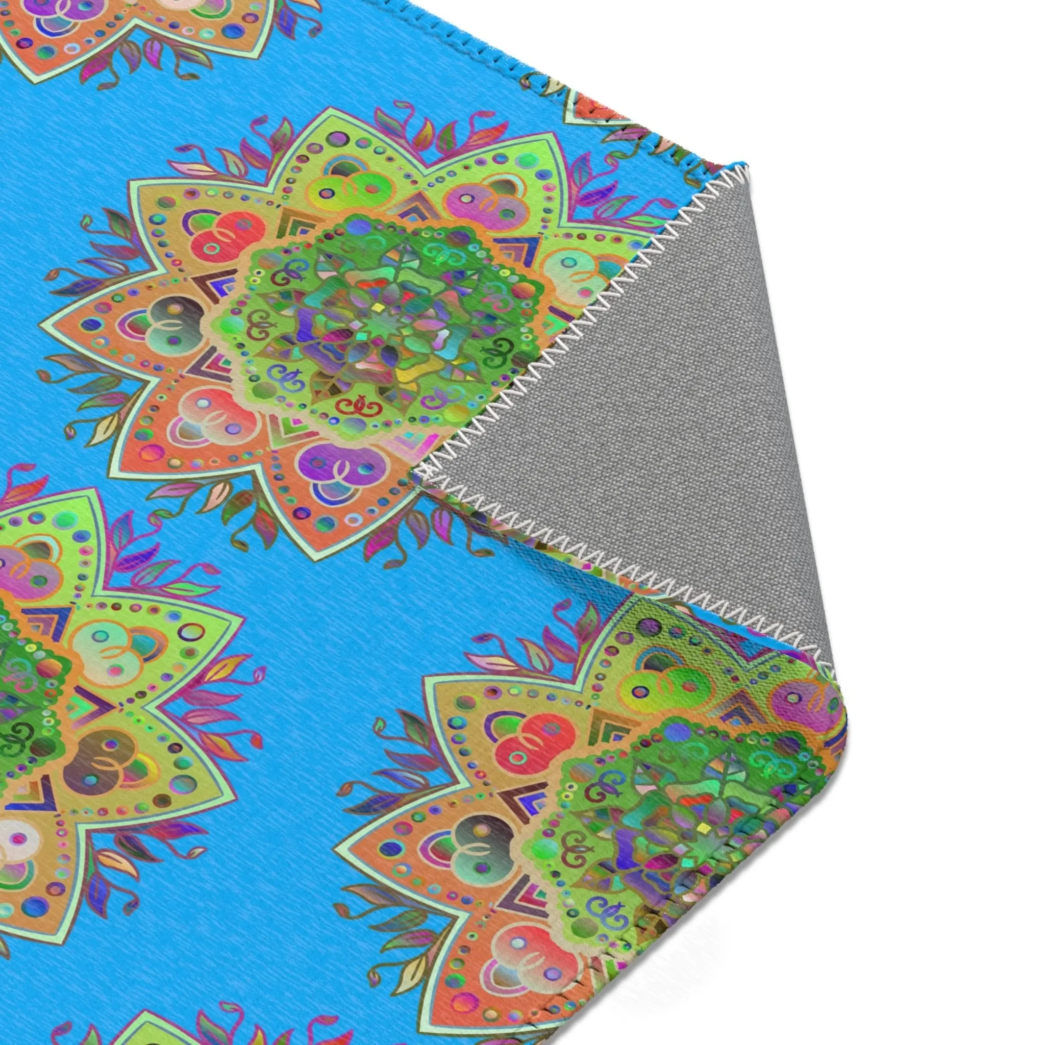 Area Rugs Featuring Hand-Drawn Mandala Designs